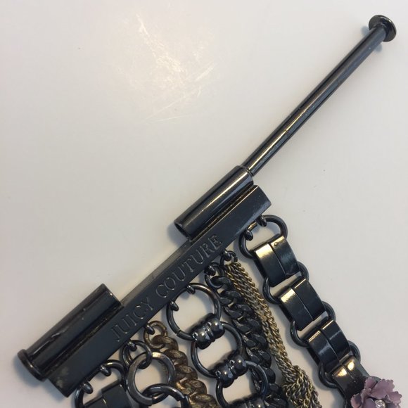 🌸💎JUICY COUTURE Gunmetal Multi Layer Cuff💎🌸 - Picture 7 of 8